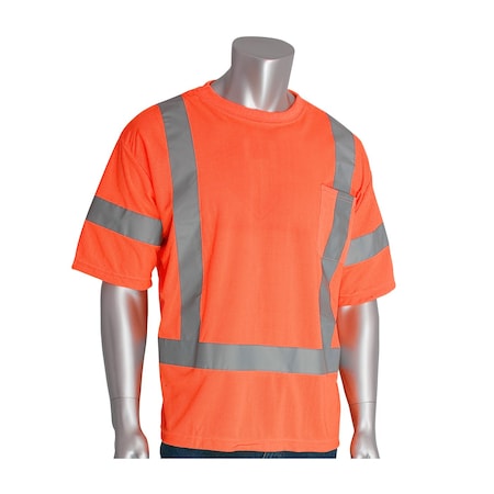 Pip T-Shirt, Lay Flat, Hi-Vis Orange 313-CNTSE