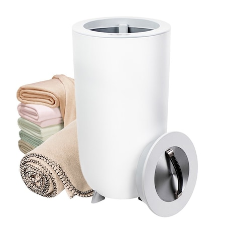 Edendirect Electric Towel Warmer Bucket in White, 30L Capacity, with Timer, Towel Warmer for Bathroom ZR-R-MJT-WHITE