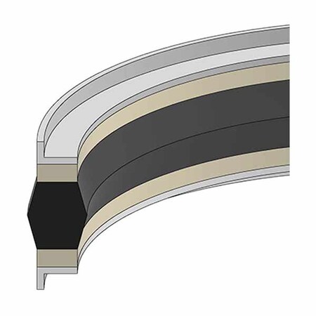 Hercules Sealing Products MPSA-58-100, PA-NEOFAB-80x100x31, Piston Seals MPSA-58-100