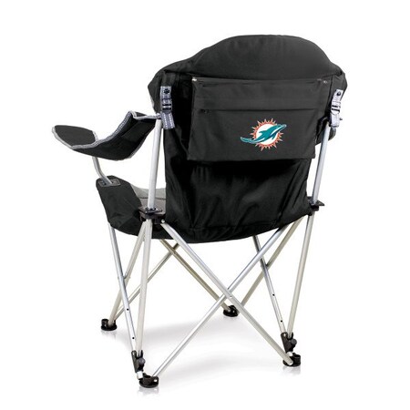 Picnic Time Family Of Brands NFL Miami Dolphins - Reclining Camp Chair 803-00-175-174-2
