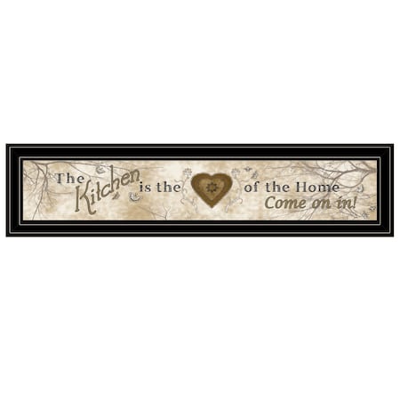 Homeroots Vintage Kitchen 2 Black Framed Print Kitchen Wall Art 415822