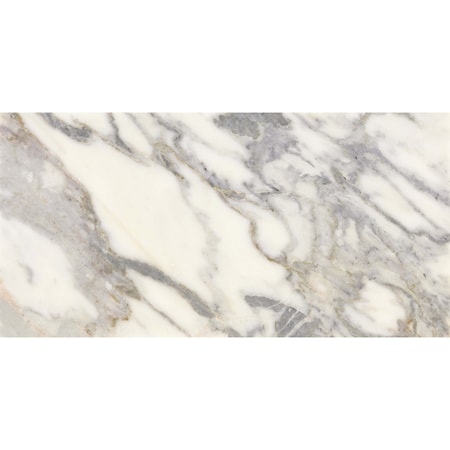 Daltile Eclessia Marble Natural Stone 12 x 24 Wall and Floor Tile Honed, 10.00 SQFT Per Carton, 5PK M34712243/8HN