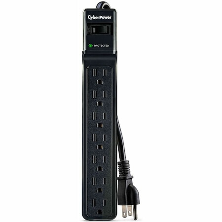 Cyberpower OutletStrip, Black, 10-7/8in, 7Outlets CSB706