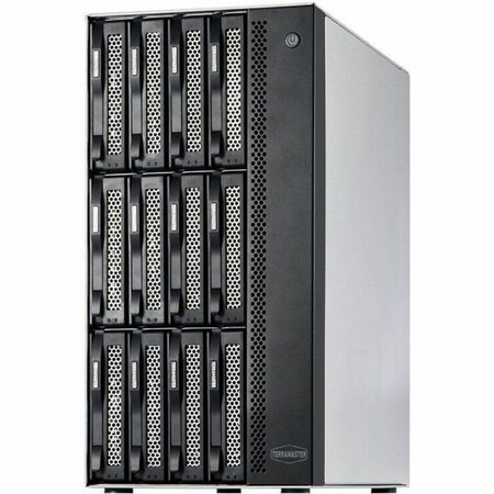 Terramaster NAS Server, 12 Bays, SATA 6Gbs, RAID 0, 1, 5, 6, 10, JBOD, RAM 8 GB, 25 GB Ethernet, iSCSI Support T12-423