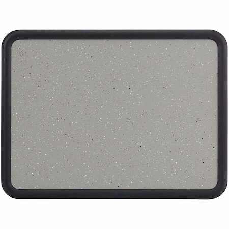 Quartet Granite Bulletin Board 4ft.x3ft., Black 699375