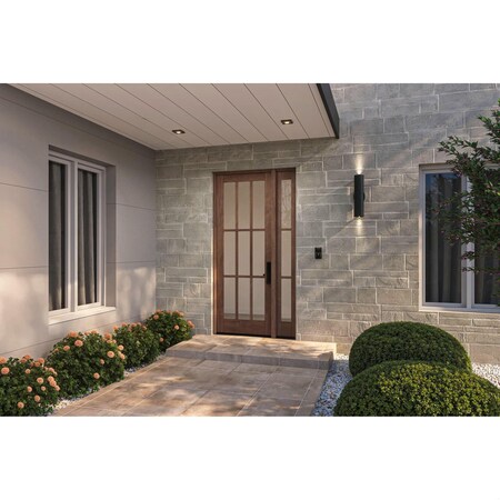 Doornmore G109, 51.5" x 98" ( 36" Door + 12" Side) Left Hand, Mahogany SDL 9 Lite Exterior Door G109-SW-3696-G103-SL_1-1_LI