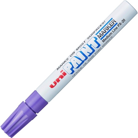 Uni-Ball UniPaint PX20 OilBased Medium Point Marker, Purple UBC63606