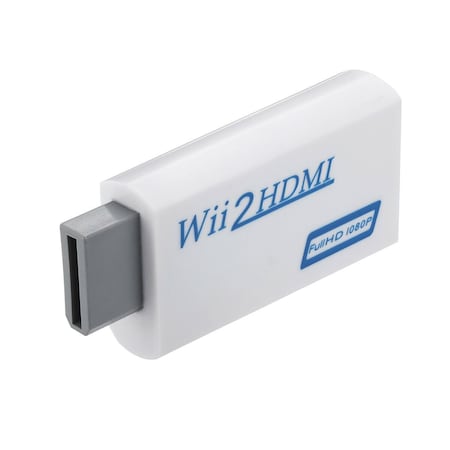 Sanoxy White Portable W ii to HDMI W ii 2 HDMI Full HD Converter Audio Output Adapter TV EBL-HDMI-WI