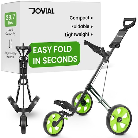 Jovial 3-Wheel Golf Push Cart JOVGF26