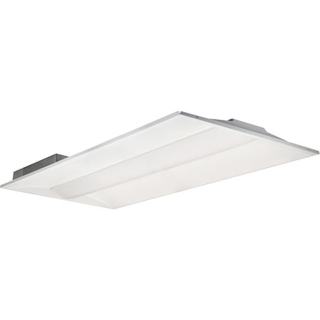 Sunlite LED 2x4 Wattage Color Selectable 35K-50K, Dimmable White Center Basket Troffer Fixture 85218-SU