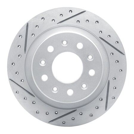 Dynamic Friction Co DFC Geoperformance Rotor - Drilled and Slotted 830-47075L