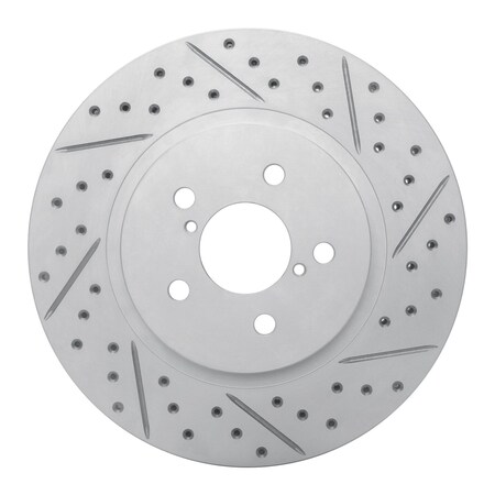 Dynamic Friction Co DFC Geoperformance Rotor - Drilled and Slotted 830-13037R