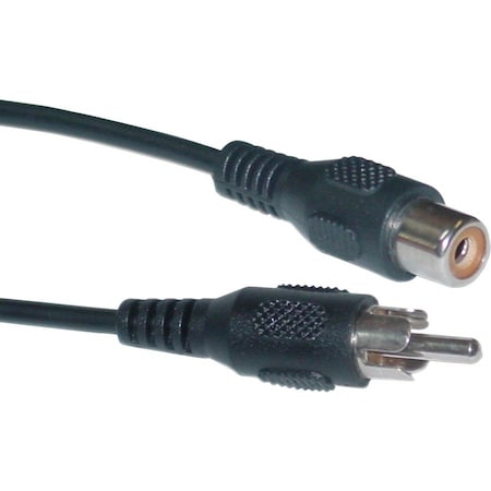 Cable Wholesale RCA Audio / Video Extension Cable, RCA Male to RCA Female, 12 foot 10R1-01212