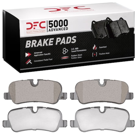Dfc 5000 Euro Ceramic Disc Brake Pad Set, 1600-1099-00