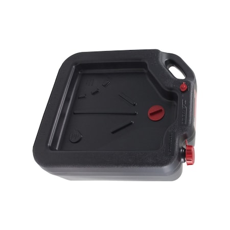 Flotool Oil Drain and Recovery Pan Plastic 16 qt Rectangular Black 42003MIE