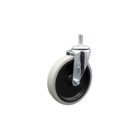 Service Caster 5 Inch Thermoplastic Rubber Wheel 5/16 Inch Threaded Stem Caster SCC-TS05S510-TPRS-5161815