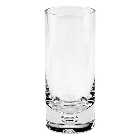 Homeroots Set of Four Clear Mouth Blown Crystal Highball Glasses 375904