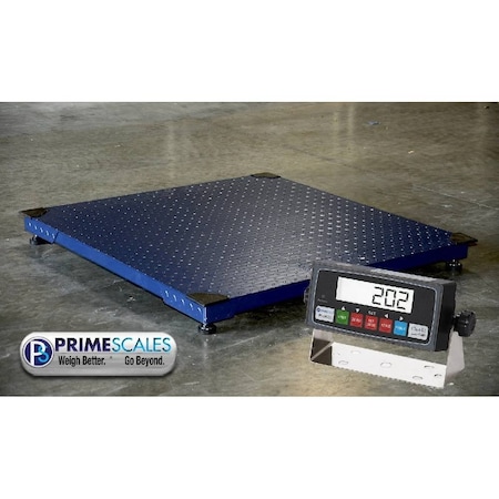 Prime Systems 4'x4' Pallet Scale 48 x 48 Industrial Floor Scale 5000 lbs PS-5k4848-nonNTEP