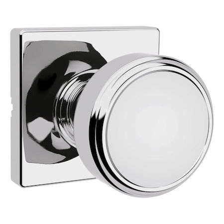 Kwikset Residential Door Knobs Passage Reversible Bright Chrome 200MNKSQT-26