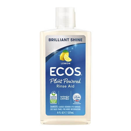 Ecos Rinse Aid, 8 oz., PK12 974712