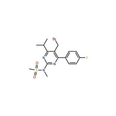 Ak Scientific N-[5-Bromomethyl-4-(4-fluorophenyl)-6-isopropylpyrimidine-2-yl]-N-methylmethane sulfonamide (5g), C W8519-5g