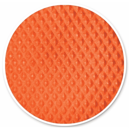 Atlantic Safety Products Super Tough Orange 8Mil Powder Free Nitrile Disposable Gloves 100/Box. L OO-L