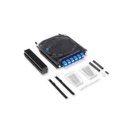 Corning CCH SPLICE CASSETTE OS2 LOADEDPANEL & PIGTAILS, 6F LC-DUPLXCCH-CS06-A9- CCH-CS06-A9-P00RE