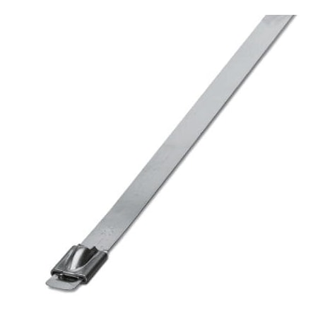 Phoenix Contact Cable Tie, 679 mm L, Silver, 304 Stainless Steel, 1335 N Strength 3240817