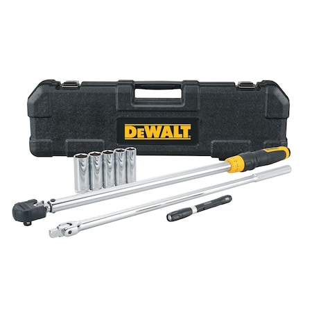 Dewalt Torque Wrench Tire Change, 8 pc DWMT82839