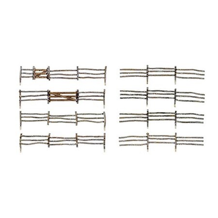 Woodland Scenics O Scale Log Fence Kit WOO3001