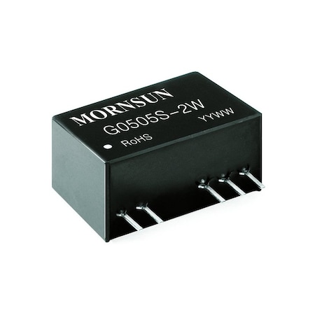 Mornsun DC/DC CONVERTER, +-12V, SIP, 5PIN G1212S-2W