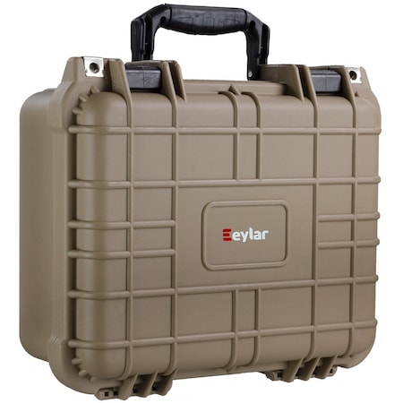 Eylar Compact 13.37in Gear Hard Case Waterproof w/ Foam Tan SA00001-TAN