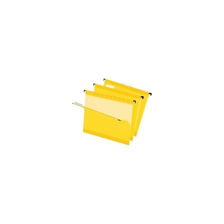 Pendaflex FOLDER, HANGING, LTR, 1/5, YLW, 25PK 415215YEL