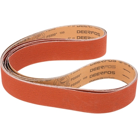 Grizzly 3" x 79" Ceramic Sanding Belt 100 grit, 5PK T31806