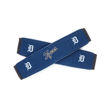 SEAT BELT PADS WITH DETROIT TIGERS LOGO