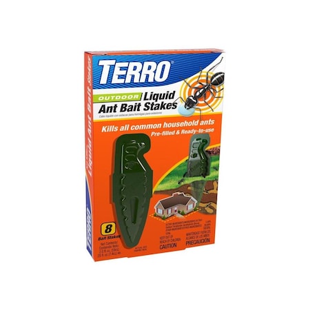 Terro 4 Oz. Outdoor Liquid Ant Bait Stake, 8PK T1813