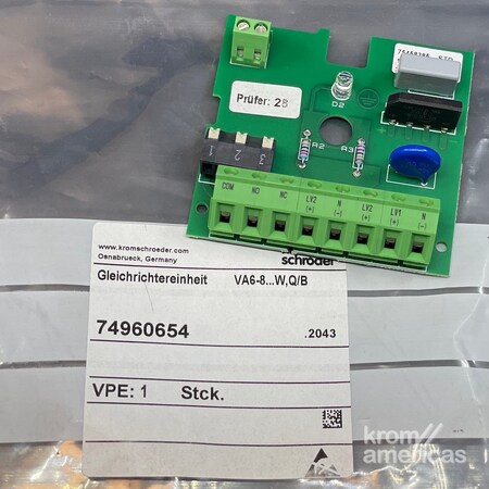 Honeywell Kromschroder BRD, RCTFR MB7 & VA 6 8.W, Q/B , 120/230V KS74960654