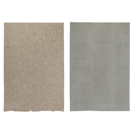 Homeroots 4' x 6' Gray Non Slip Rug Pad 388119