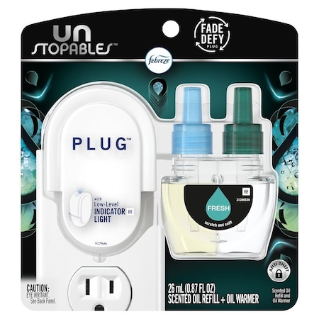Febreze Plug 91148 Unstop Plug Kit, Unstopables Fresh 037000911487