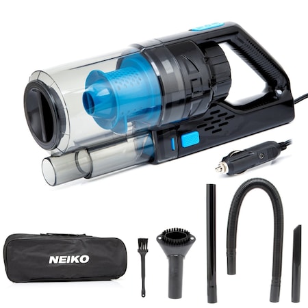 Neiko Portable Car Vacuum Cleaner Wet Dry, Wet Vacuum Cleaner for Car or Vehicle, High Power, and Small 53730A