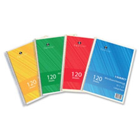 Sparco Wire Bound College Ruled Notebook, Assorted Color SPR83255BD