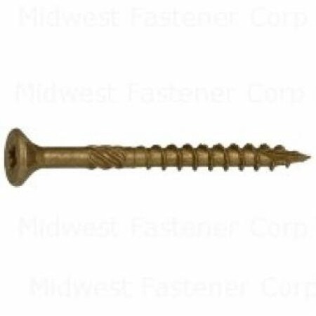 Saberdrive 50743 Deck Screw, No 9 Thread, 2 in L, Serrated Thread, Bugle Head, Type 17 Point, Steel, 123 PK M50743