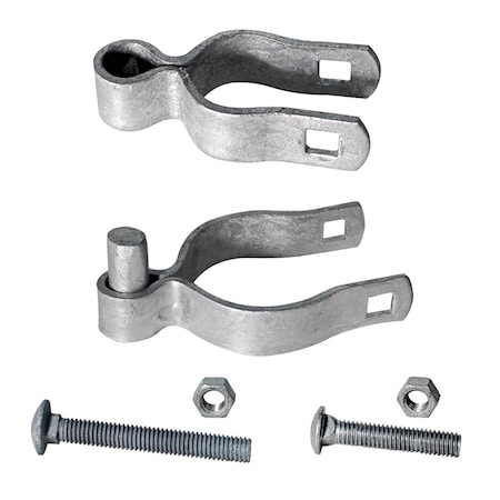 Midwest Air Technologies YardGard 6.69 in. L Galvanized Steel Drive Gate Hardware Set 4 pk 662701
