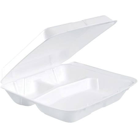 Dart Carryout Food Container, Foam, 3-Co, PK200 80HT3R