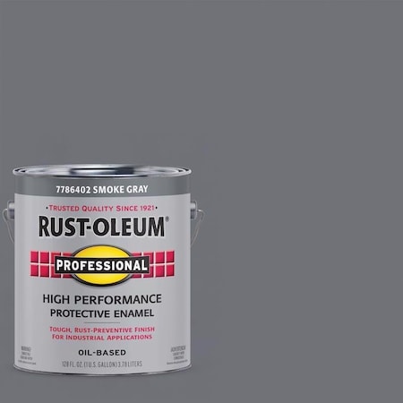 Rust-Oleum Professional High Performance Indoor and Outdoor Gloss Smoke Gray Protective Paint 1 gal 7786402-2