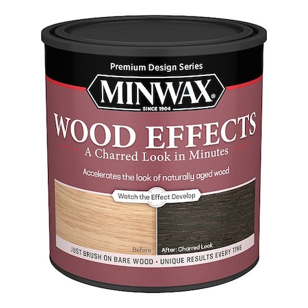 Minwax Wood Stain, 1 qt, Charred Black 404140000