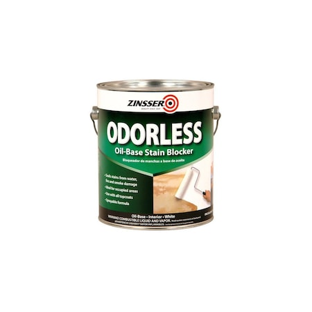 Zinsser BullsEye Odorless Hi-Hide Oil-Base Stain Blocker - Gallon White 3951