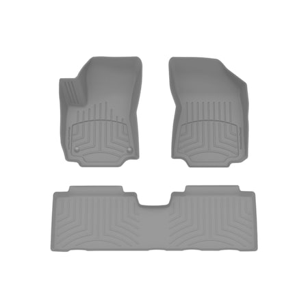 Weathertech Grey, Front and Rear FloorLiner HP 4612341-4611762IM