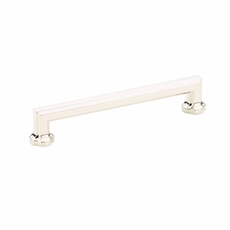 Schaub 6in Center to Center Empire Cabinet Pull Polished Nickel Finish 885-PN