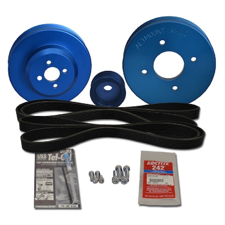 Balmar Pulley Kit f/Yanmar 3JH2-TE, 3JH2-E 48-YSP-3JH-C